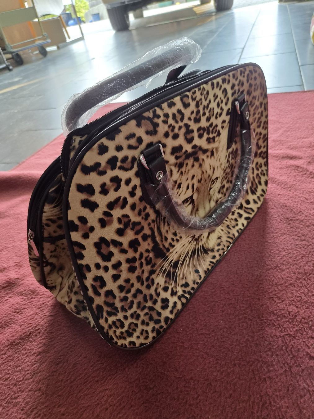 Taschen für Damen: Reisetaschen Set Leopard Druck neu 2-teilig – Neu (gemäss Beschreibung) aus Dürrenäsch von Uliu 4