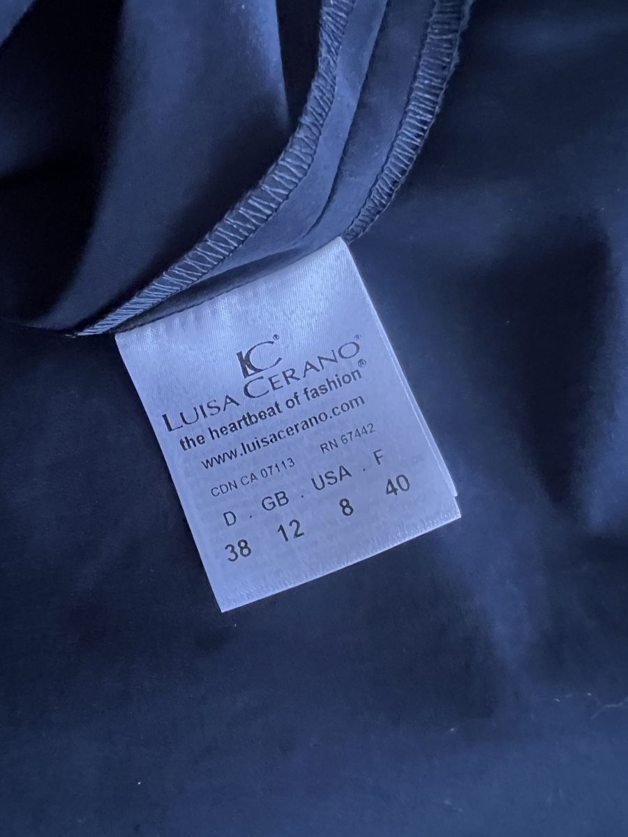 Luisa Cerano Vestiti: Kleid Luisa Cerano, Gr. 38, dunkelblau – Usato da Solothurn venduto da Brini06 3
