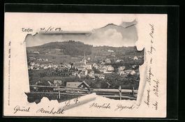 Teufen, Ortsansicht aus der Vogelschau