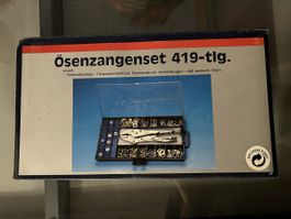 Ösenzangen Set 419-teilig - Komplett, neuwertig!