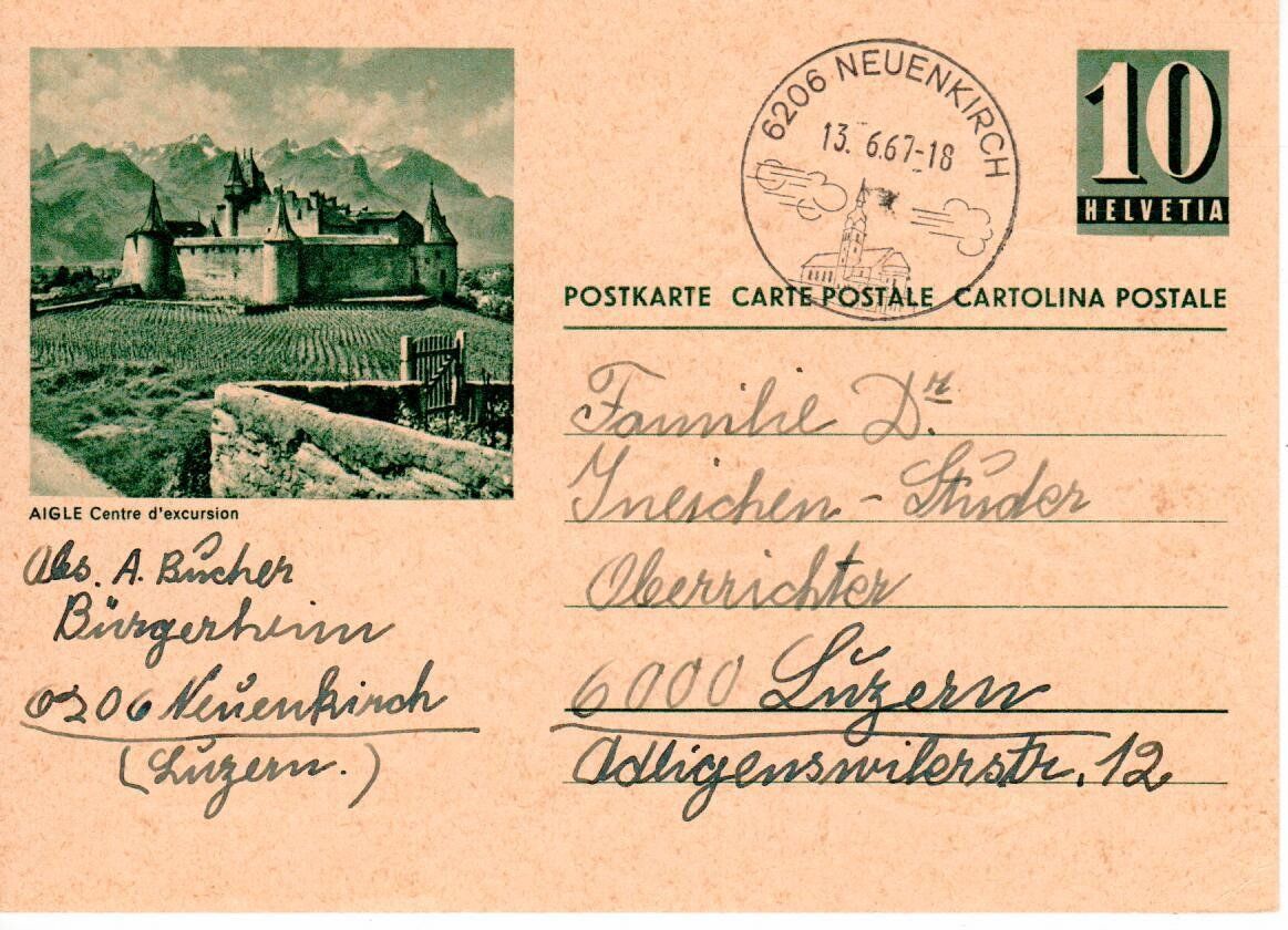 Tutti i francobolli: Bildpostkarte – Usato da Wolhusen venduto da Curver9