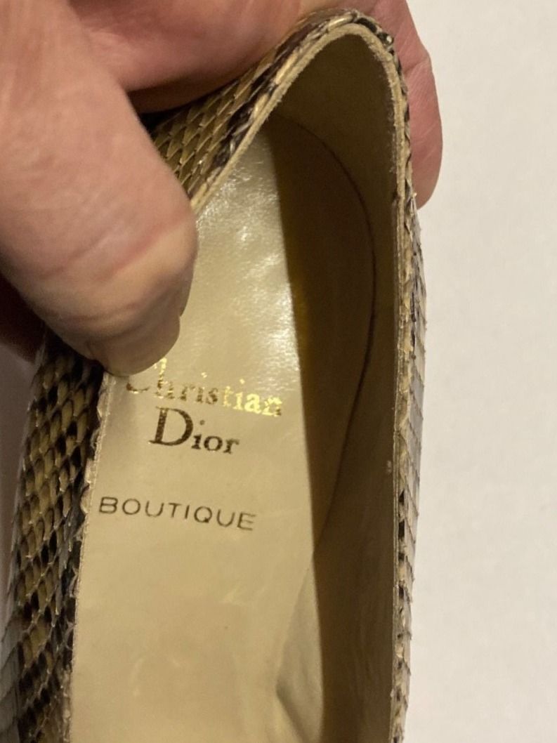 Dior Damenschuhe: CHAUSSURE DAME - CHRISTIAN DIOR - PYTHON - UNIQUE – Neu (gemäss Beschreibung) aus Le Brassus von cinema13 3