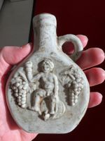 Uralte Schnapsflasche antikes Taschenfläschli Engel
