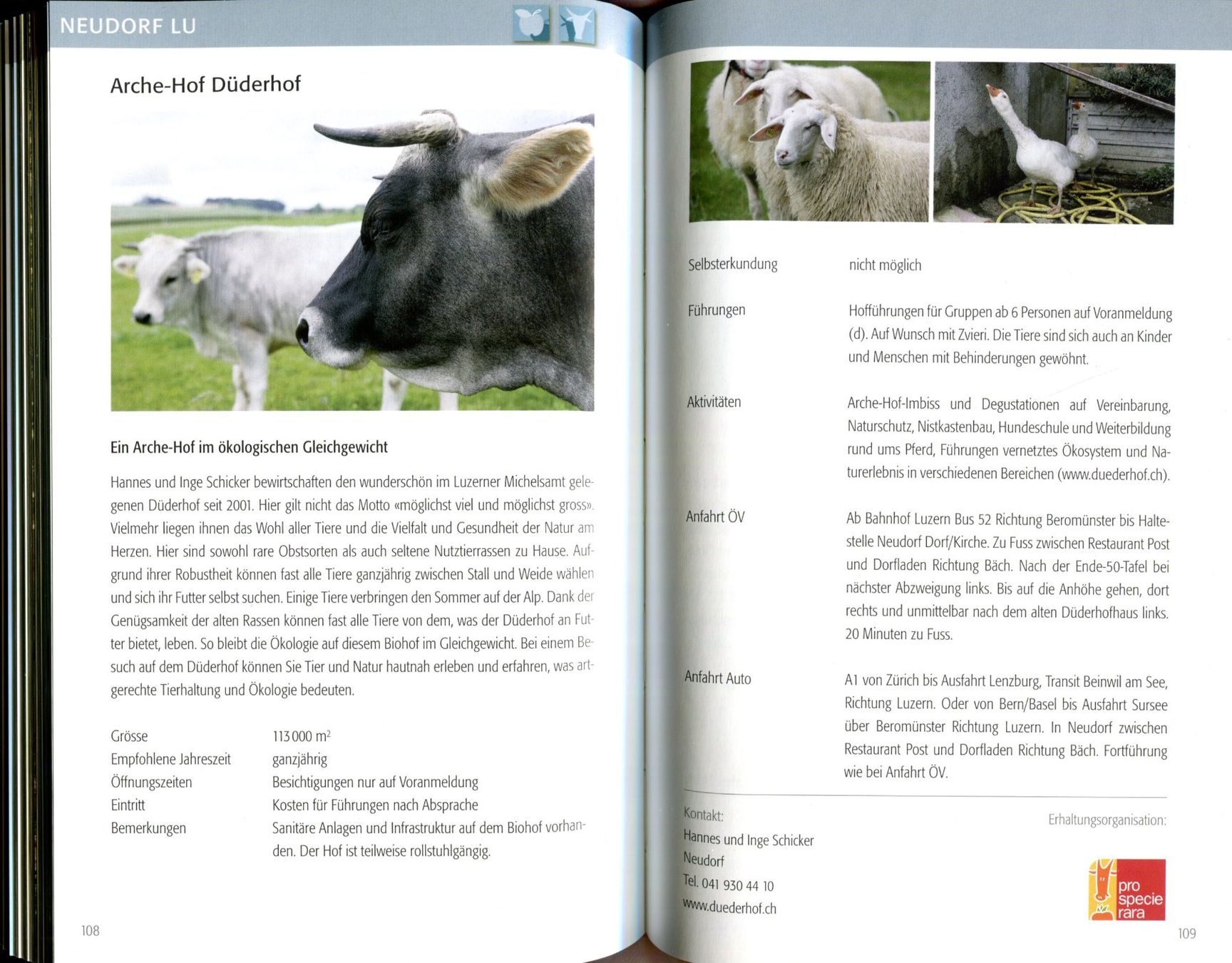 Bücher: Sortengärten und Arche-Höfe, ProSpecieRara – Gebraucht aus Aarau von Elmaar41 4