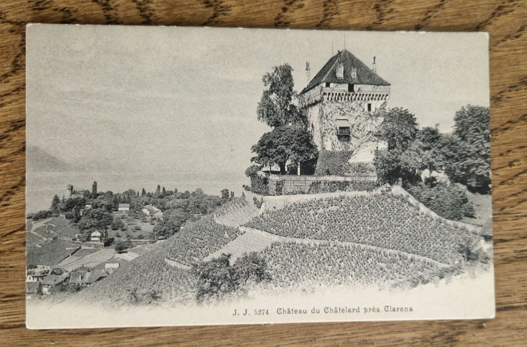 Cartoline postali: Le Château du Châtelard orès Clarens – Usato da Ebikon venduto da Donar50