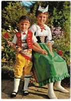 AK Trachtenkinder Appenzell 1969, gelaufen nach Cadenazzo