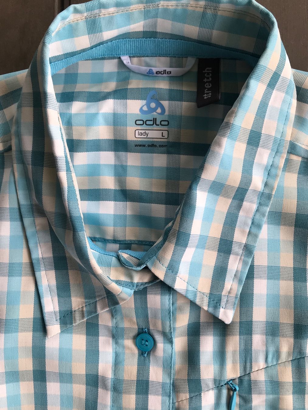 Odlo Camicette: Odlo Kurzarm Wanderbluse, Damen Gr. L – Usato da Ebnat-Kappel venduto da Molton 2