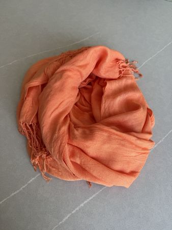 Leichter Sommer SISLEY Schal in Orange