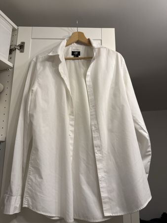 H&M Hemd, Weiss, Gr. M, Top Zustand