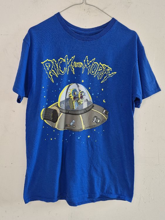CID Maglietta Ufficiale Rick And Morty Space, 100% Cotone, Manica Corta, XXL