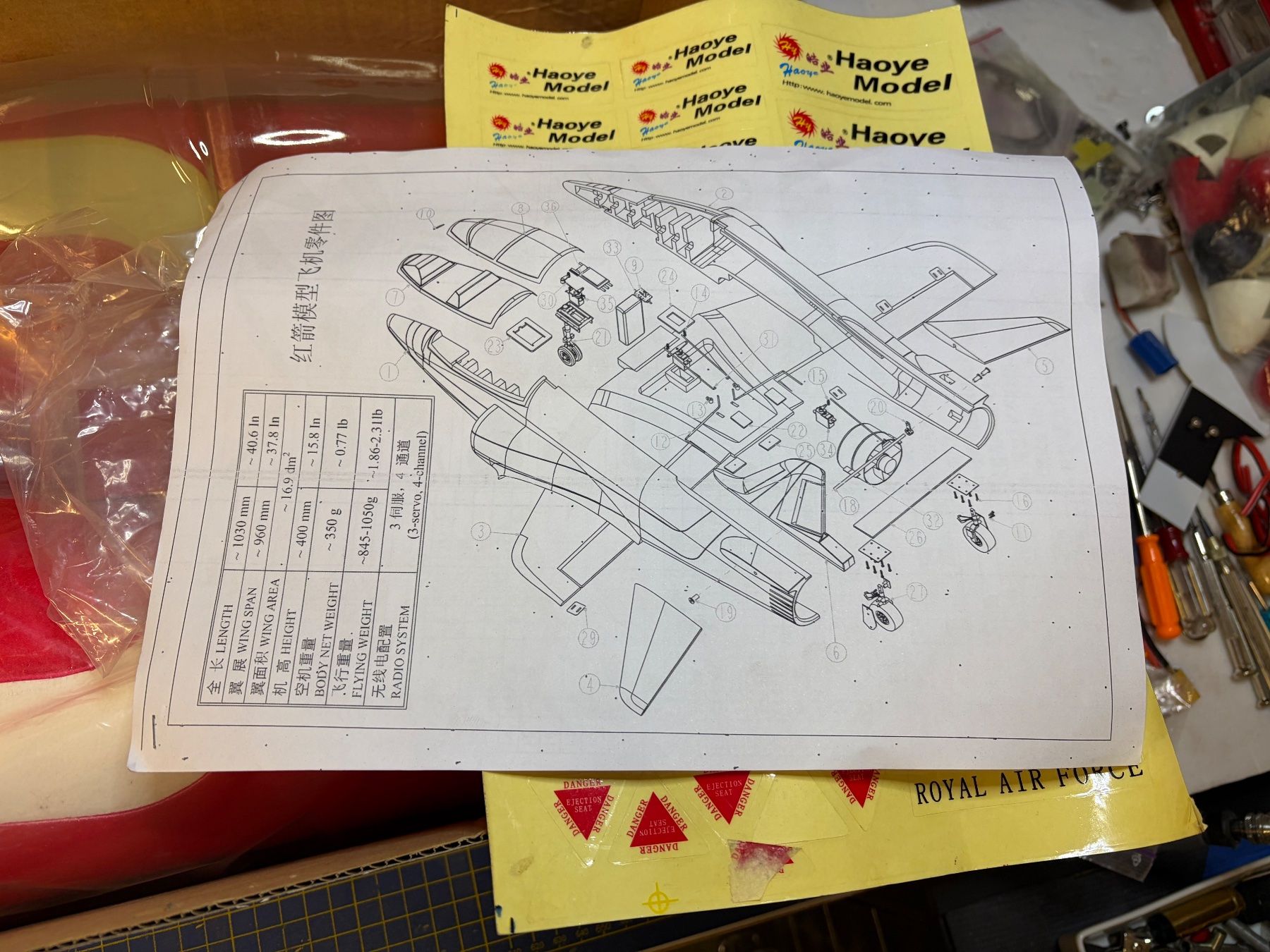 Modellismo RC: BAE Hawk RC Flugzeug Modell NEU & OVP – Usato da Glattbrugg venduto da Olio7 3