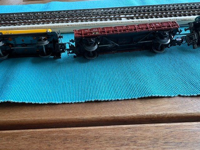 Märklin Modellini di ferrovie: Märklin DB Güterzug gemischt 5.-teilig – Usato da Frenkendorf venduto da HampeFrenk 8