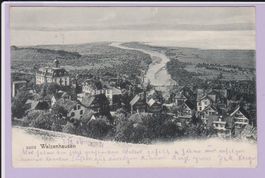 WALZENHAUSEN  -  RHEINECK : alte AK + Stabstempel  3.9.1906