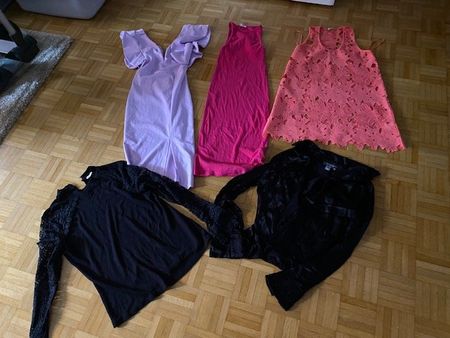 Kleiderpaket 5 Teile Kleider und Blusen Grösse M