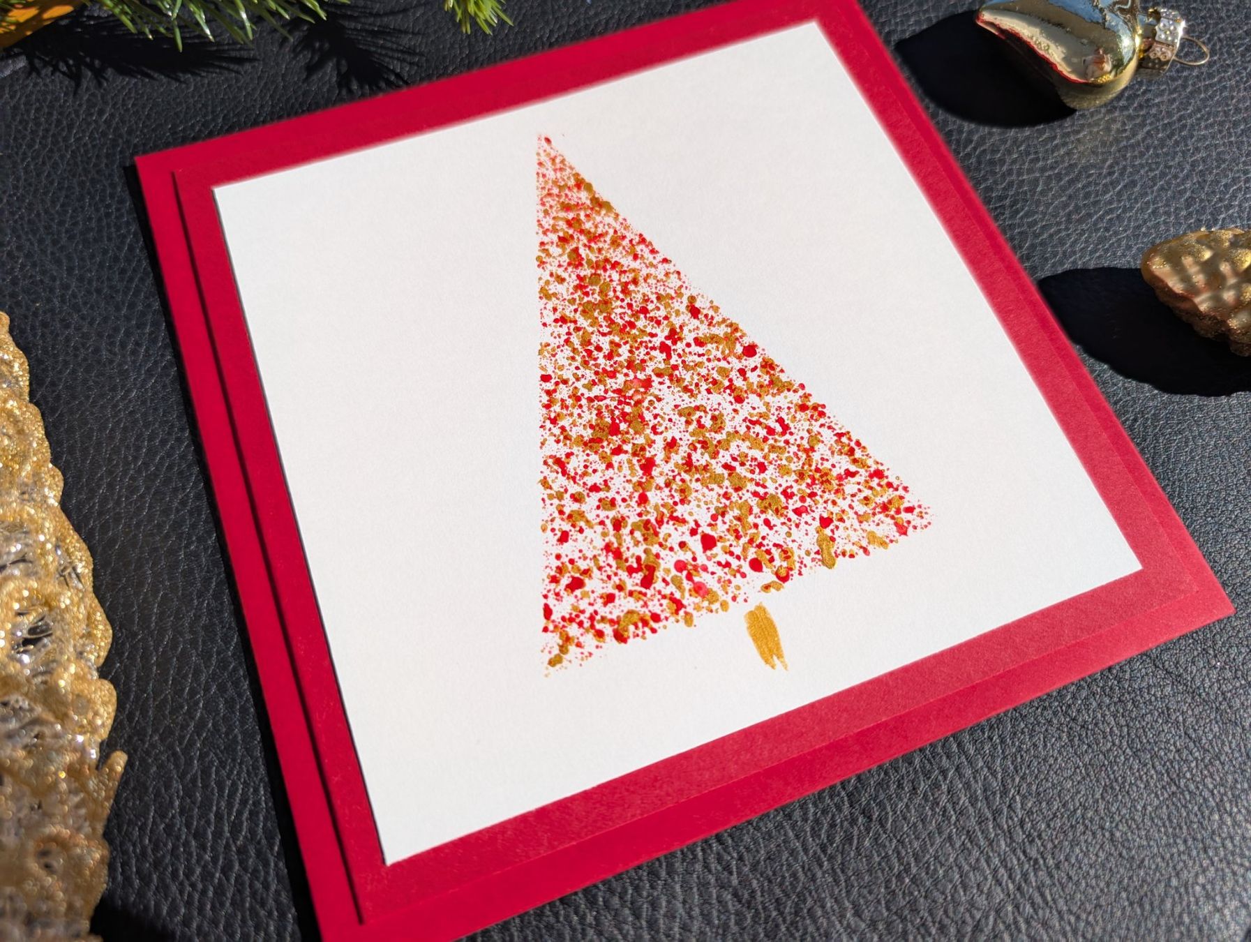Cartoline: Handgemachte Weihnachtskarte – Nuovo e nell'imballaggio originale da Winterthur venduto da LaVieColor 2