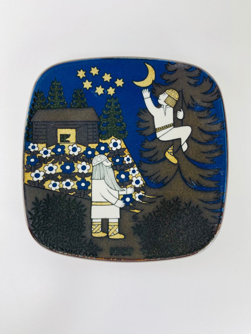 Arabia Teller: Sammelteller 1987 ARABIA FINLAND Kalevala Serie – Gebraucht aus Zürich von Arche_Brockenhaus