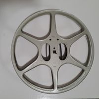 Filmspule Metall silber gebraucht