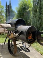 Joe’s BBQ Smoker – Original Offset Smoker aus Gusseisen