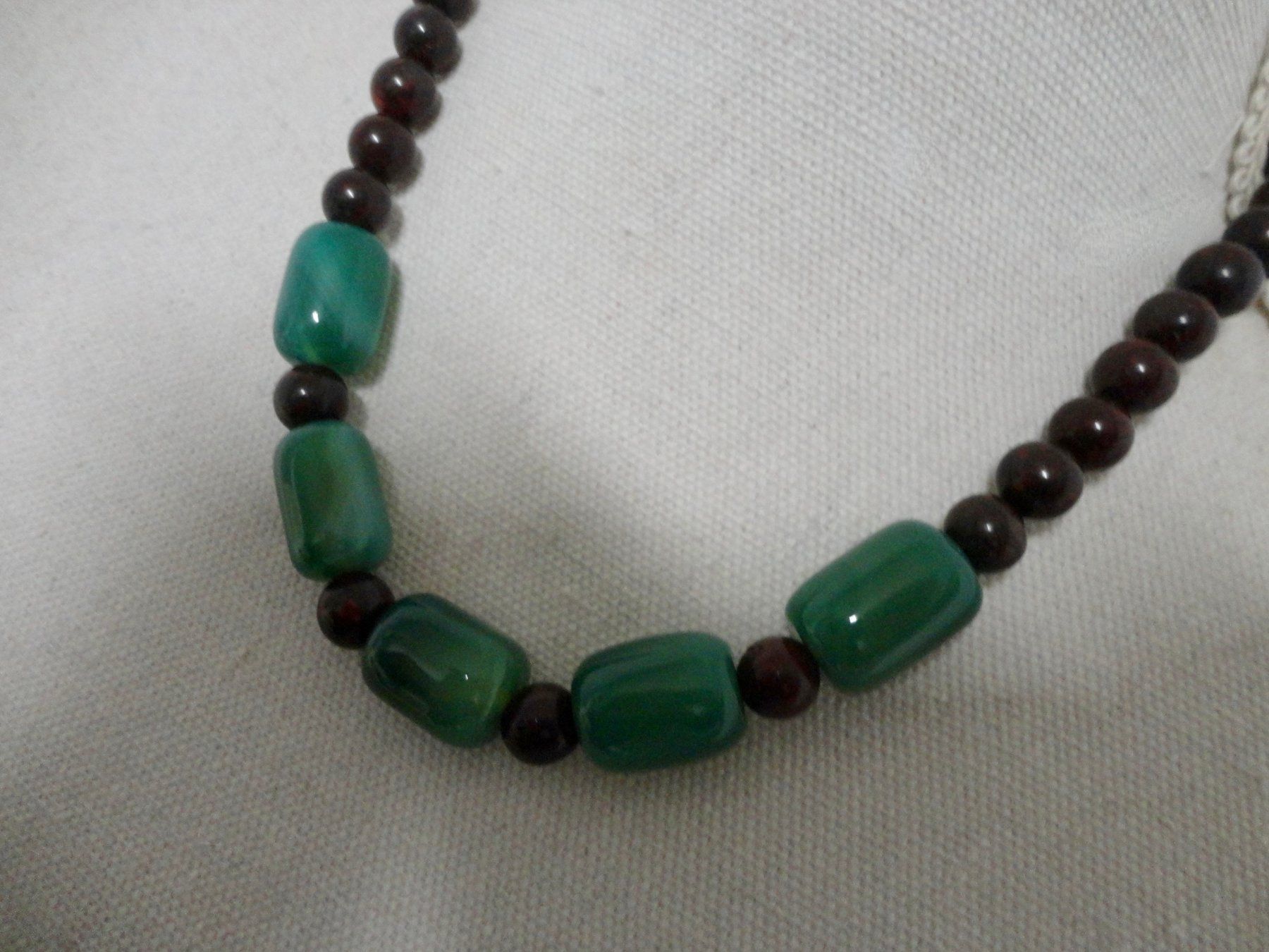 Catenine: Halskette Mahagoni-Obsidian/ Achat – Nuovo (secondo la descrizione) da Biberist venduto da tl-schmuck 2