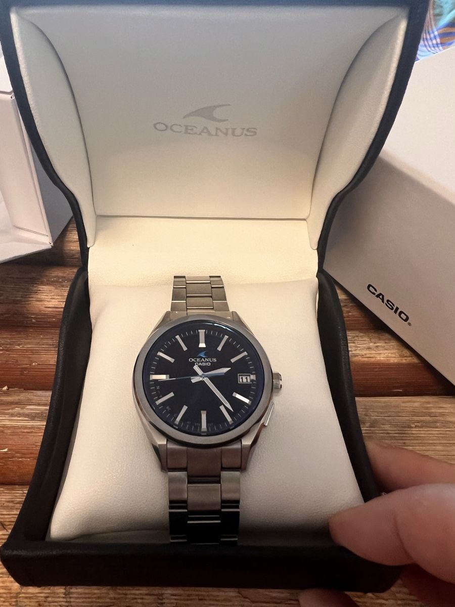 Casio Orologi: Casio Oceanus (Funkuhr/Solar) – Nuovo e nell'imballaggio originale da Riehen venduto da salc 1