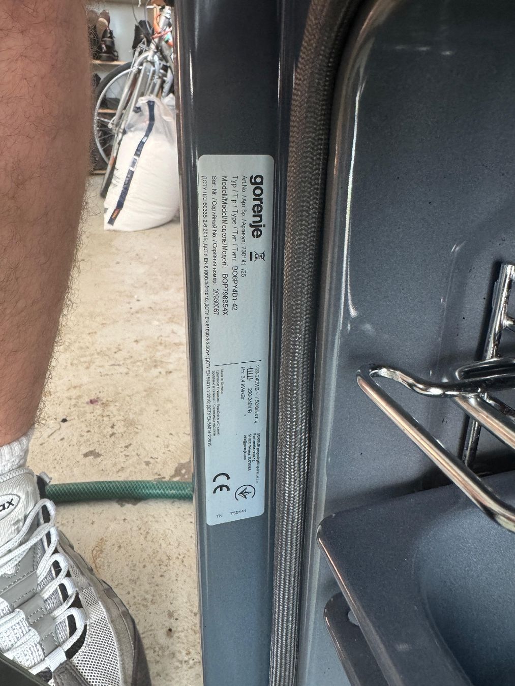 Gorenje Fours: Defekter Ofen – Défectueux à Weisslingen par paolalr 1