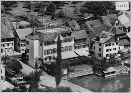 Flugaufnahme Hotel Hirschen Obermeilen