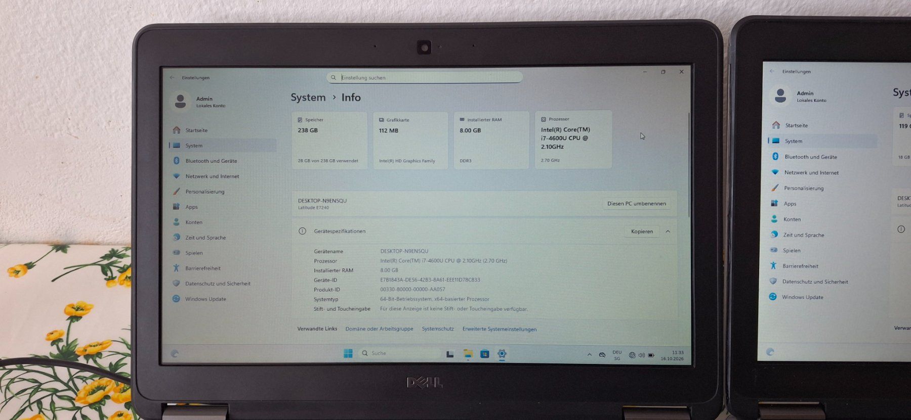 Dell Notebooks: 2 x Dell Latitude E7240 – Gebraucht aus Massagno von mar_k9xb 1