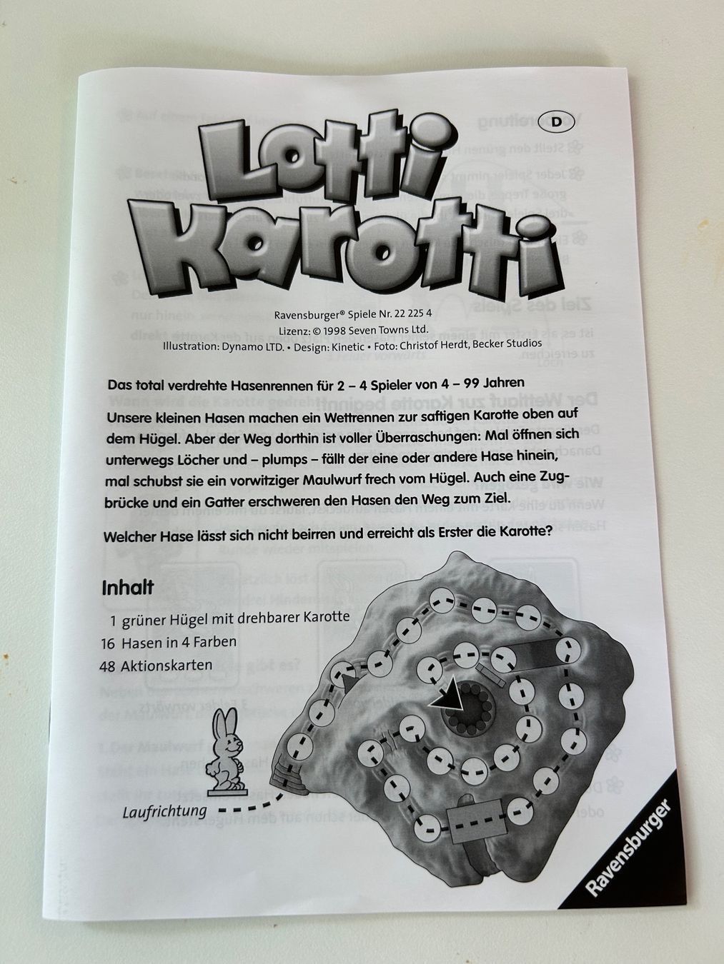 Ravensburger Giochi: Lotti Karotti Brettspiel Ravensburger – Usato da Zürich venduto da ari_pk96 2