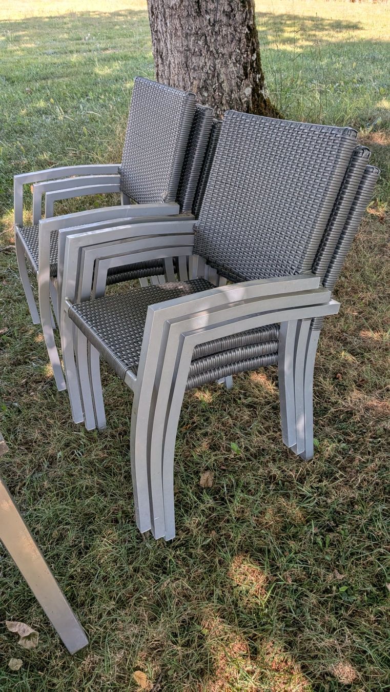 Tavoli: Gartentisch mit 6 Stühlen – Usato da Lanzenhäusern venduto da Original75 1