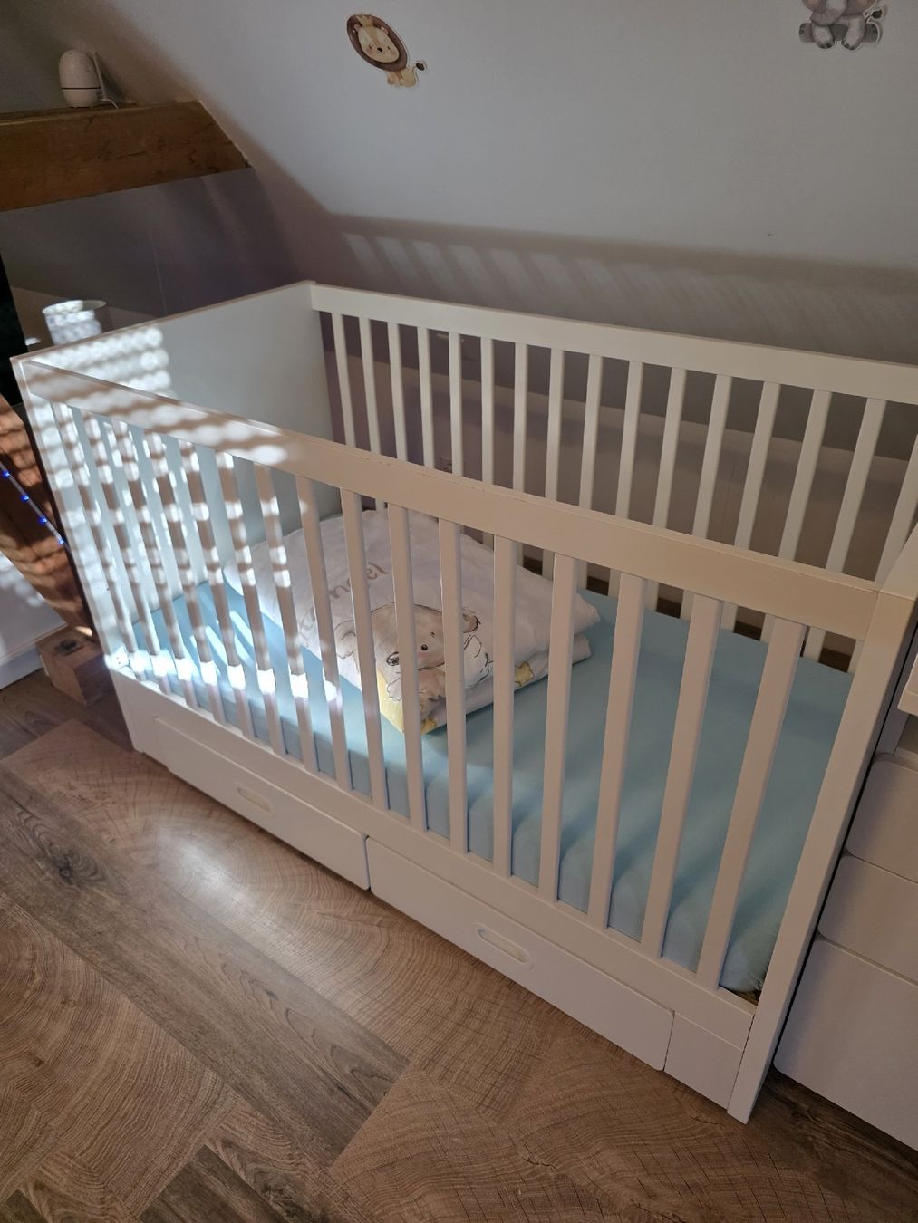 Letti: Kinderbett, weiss, mit Schubladen, Ikea – Usato da Menziken venduto da sha_9ccf