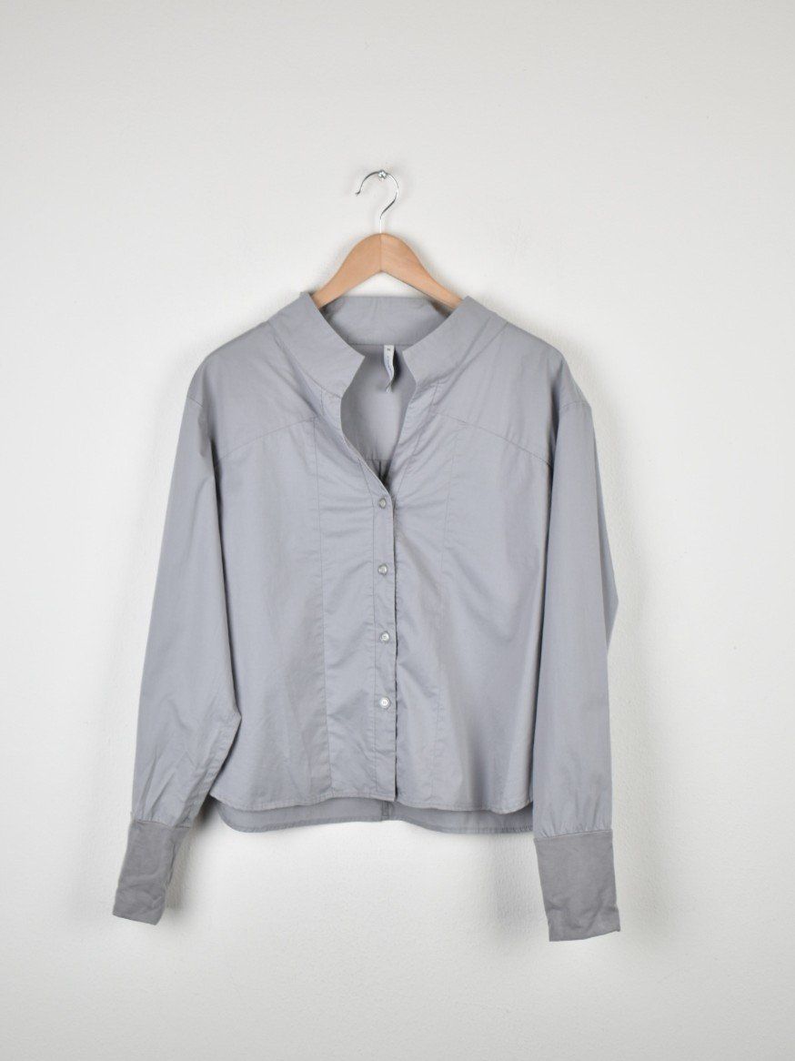 Blusen: Ania Schierholt Bluse, grau, oversized, Gr.36, Baumwolle – Neu (gemäss Beschreibung) aus Nürensdorf von 2ND_STORY