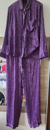 Pyjama WOMEN'SECRET violet élégant semi transparent