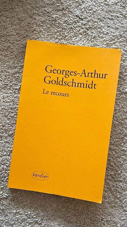 Libri: Livre Le recours Georges-Arthur Goldschmidt – Usato da Horw venduto da sere4