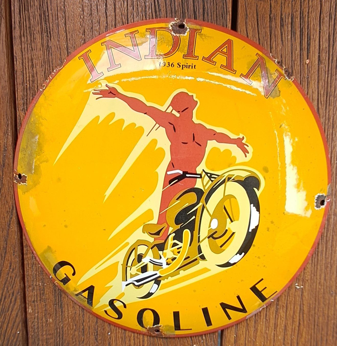Indian Motorcycle Schilder: Emailschild – Gebraucht aus Wallisellen von prada008