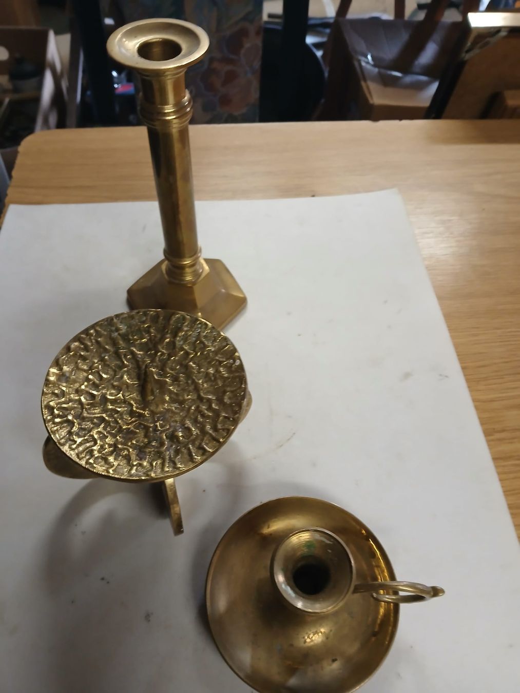 Portacandele: Kerzenständer Messing 3 Stück – Usato da Obfelden venduto da Buddha24 1