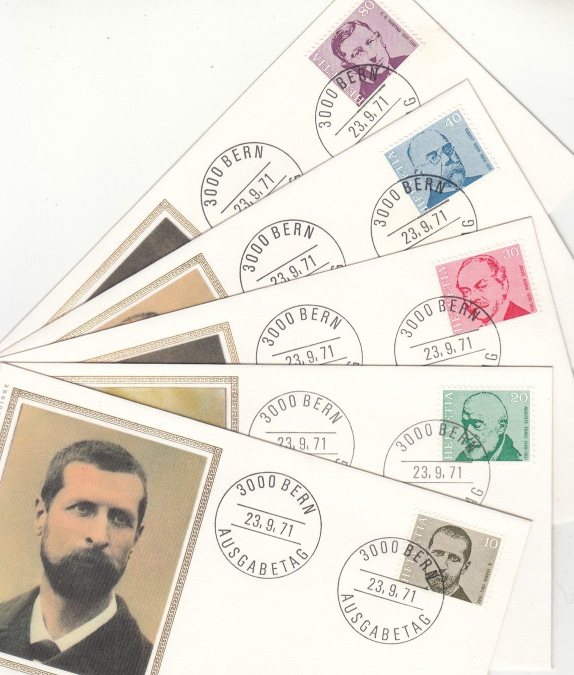 Tutti i francobolli: SBK 498 - 502 FDC Univers – Usato da Bürglen TG venduto da StampGraf