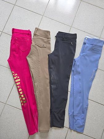 3 pairs de pantalons d'équitation avec grip