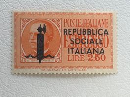Italia WK2 - Repubblica Sociale Briefmarke