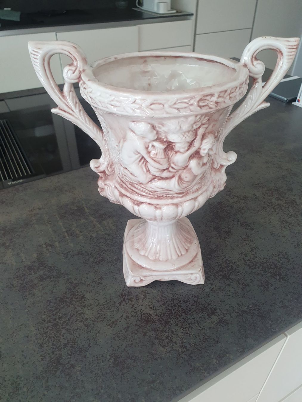 Pentole: Schöne Blumenvase, Amphorenvase, Blumenübertopf – Usato da Reinach venduto da 3Guggerli