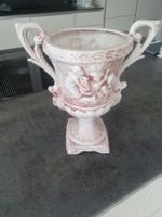 Schöne Blumenvase, Amphorenvase, Blumenübertopf