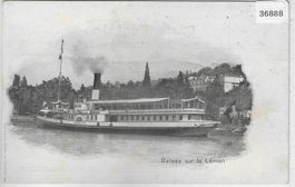 Bateau sur le Leman - Dampfschiff Geneve