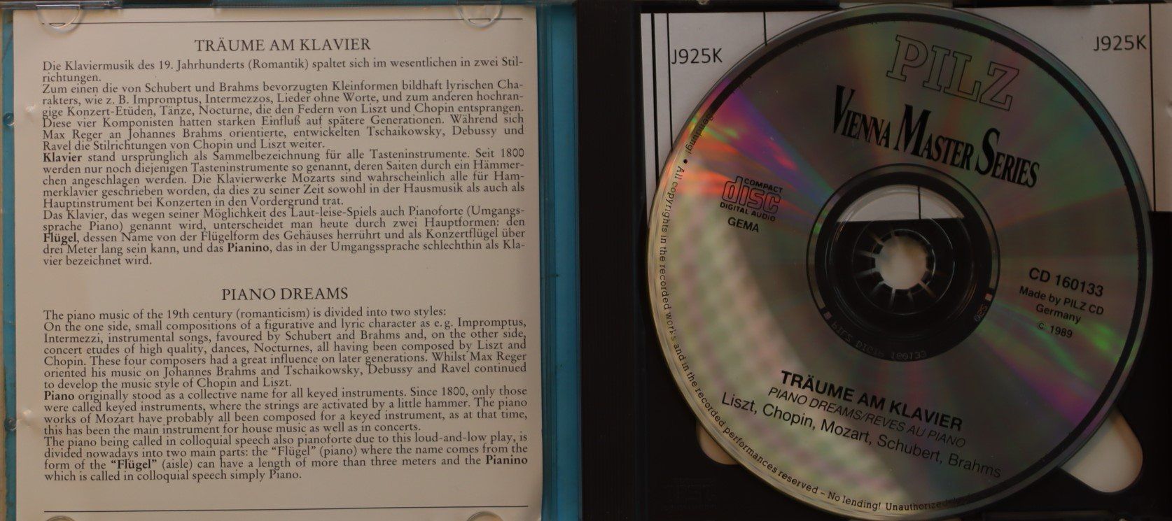 CD: Träume am Klavier – Usato da Luzern venduto da CONTENTI 1