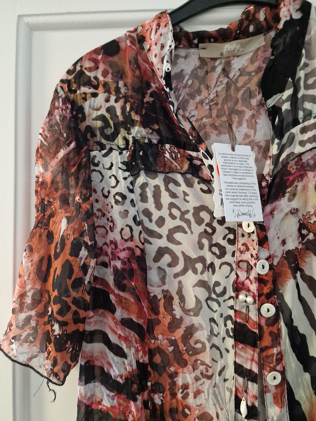 Bottega Veneta Blusen: Bottega Modische Damenbluse Gr. S kurzarm – Neu (gemäss Beschreibung) aus Ottenbach von Claurin 1