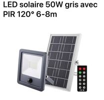 Projecteur solaire LED 