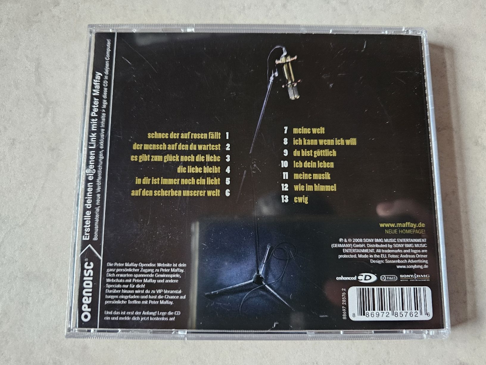 CD: Peter Maffay  -  Ewig – Usato da Schneisingen venduto da backstore24 1