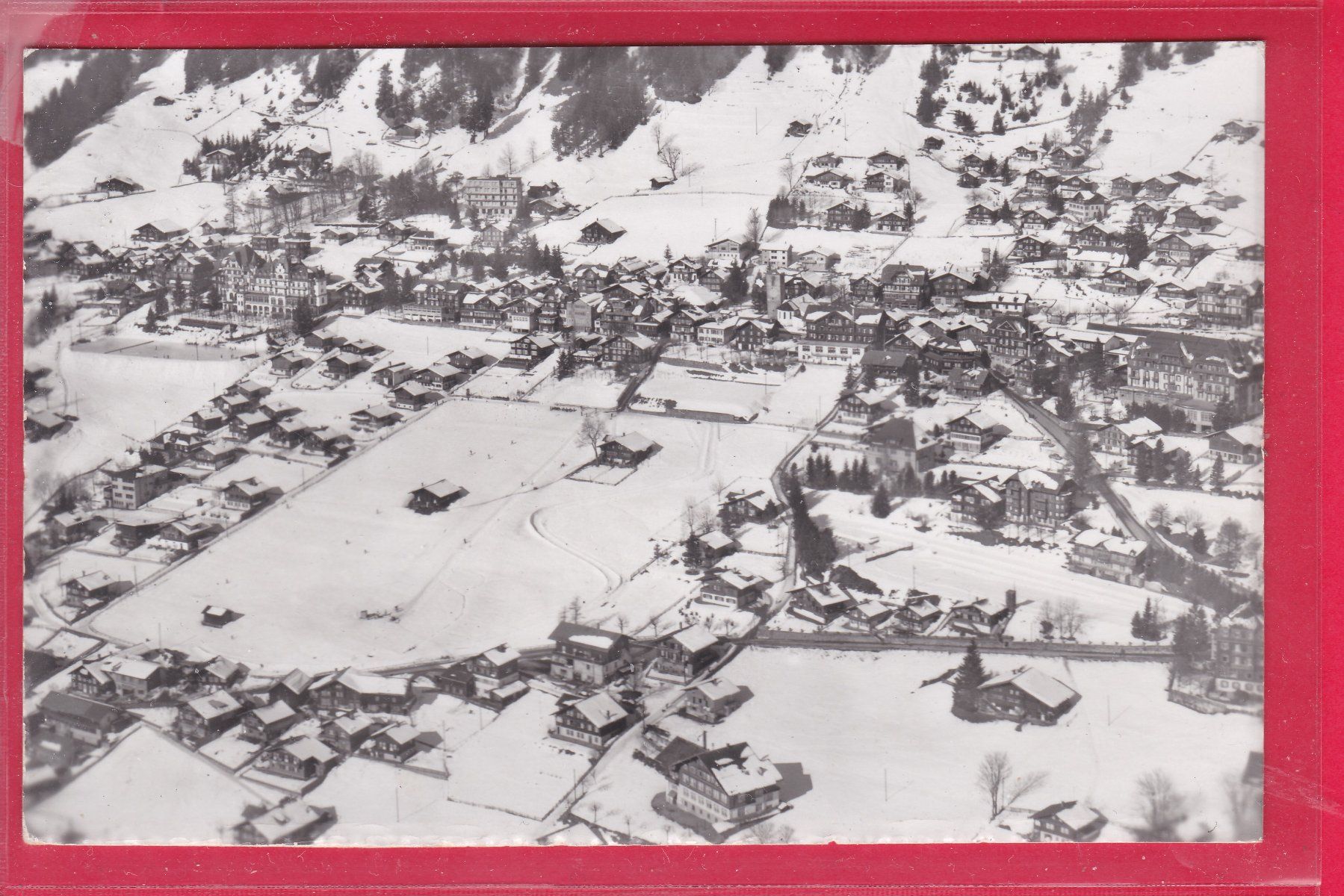 Cartoline postali: FLUGAUFNAHME ADELBODEN – Usato da Oberrieden venduto da Gebirgsstelze