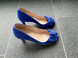 Pumps Peter Kaiser, blau, Wildleder Grösse 4.5 (~38)