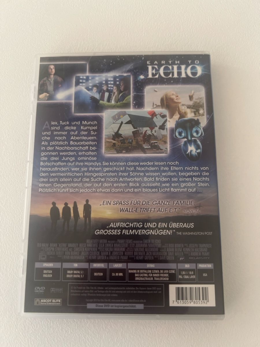 Tutti i DVDs: Earth to Echo – Usato da Gossau SG venduto da DuDaRi0089 1