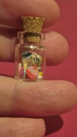 Glas mit Süßigkeiten für Puppenhaus/Puppenstube 