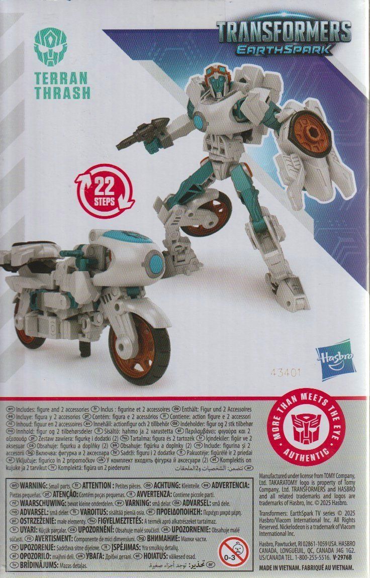 Hasbro Figuren: TERRAN THRASH 15 cm TRANSFORMERS ACTION FIGURE Earthspark – Neu und originalverpackt aus Vezia von Aquarius_Age 1
